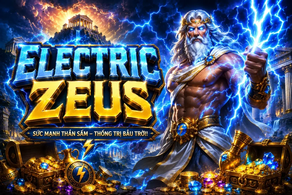 Thần Zeus phong cách điện sấm công nghệ trong game GO99 Electric Zeus