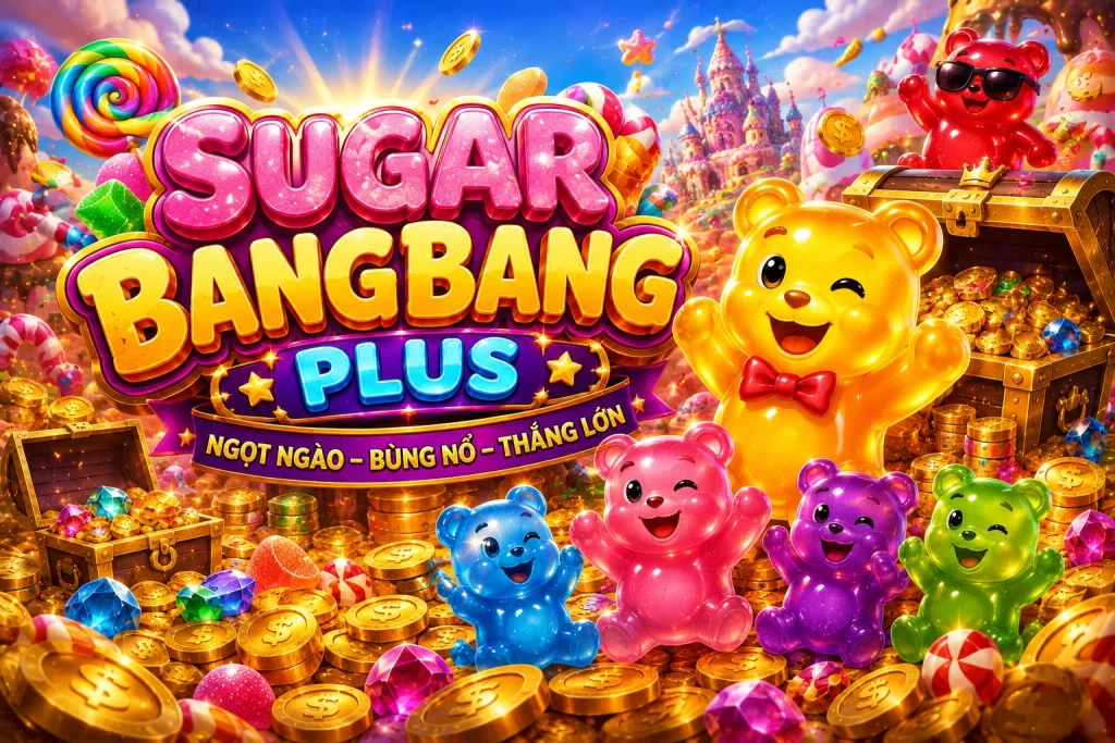 Vương quốc kẹo ngọt rực rỡ sắc màu trong game GO99 Sugar BangBang Plus